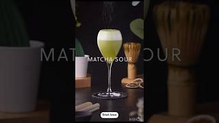 Matcha Sour 🍸🫦❤️#shorts #cocktail #drink #barman