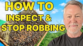 Beekeeping ALERT: Fall Inspections Can Cause Robbing!