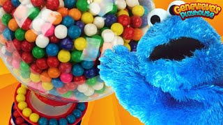 Learn Colors with Cookie Monster and Gumballs!
