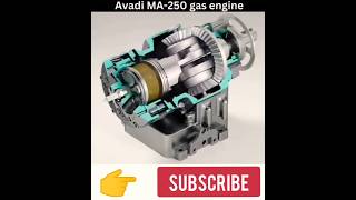 Avadi ma 250 gas engine /mechanical principles | 3d printer mechanical principles #shorts #3d #viral