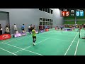 หญิงเดี่ยว อายุไม่เกิน13ปี ไอดิน vs พี่มินนี่ girl singles under13 r.128 i din vs p minnie