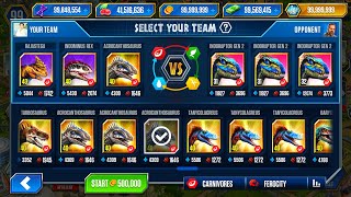 INDOMINUS REX, YUDON, GLYTHRONAX RARITY RUMBLE PACK| JURASSIC WORLD THE GAME