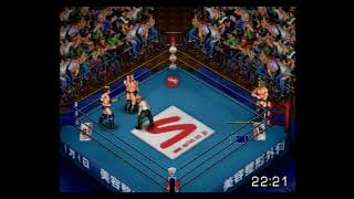 スタン・ハンセン　テッド・デビアス　vs　ザ・シーク　ケビン・サリバン　最強タッグ　第３戦  ファイプロ　#ファイプロ #fireprowrestring #firepro