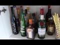 HOME ORGANIZATION TIPS - ALCOHOL & GLASSWARE STORAGE IDEAS