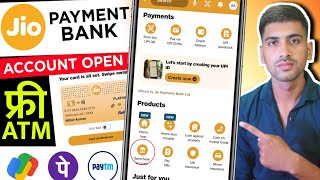 Jio Payment Bank Acoount Open | Jio Zero Balance Payment Bank | Jio Bank Account Open |Jio Bank Open