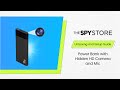 How to Setup a Power Bank with Hidden HD Camera and Mic | The Spy Store