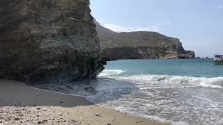 Soothing waves - Meditation - Agali beach in Folegandros, Greece - 720p