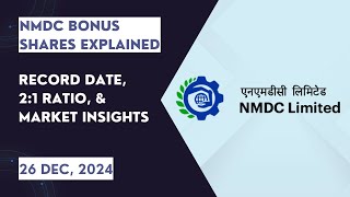 NMDC Bonus Shares Explained: Record Date, 2:1 Ratio, and Market Insights