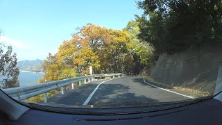 岡山県道47号倉敷長浜笠岡線、沙美海岸、玉島R2-寄島　車載動画