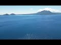 支笏湖の風景 2022.6.12 いとう温泉（閉業）跡付近から drone video lake shikotsu hokkaido japan.