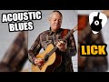 Aprende un hermoso lick de BLUES en guitarra acústica #short