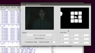 Rubik cube color detection - Python OpenCV