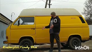 Volkswagen T3 Конструктор для дорослих. Yellow 💛 Camper