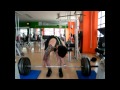 180kg 400lb raw deadlift