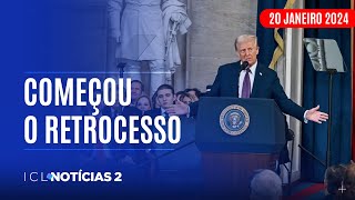 ICL NOTÍCIAS 2 - 20/01/25 - TRUMP PROMETE DEPORTACAO EM MASSA,PETRÓLEO EM ALTA,TAXAS E EXPANSIONISMO