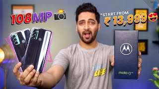 Moto G40 Fusion \u0026 G60 - Unboxing \u0026 Hands On | 108MP | SD 732G | 6000 mAh | 120Hz Display | Stock OS✔