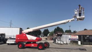 SOLD Aerial Manlift Telescopic Boom Lift Snorkel TB60 Diesel 60' FOR SALE $18,800