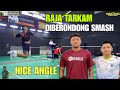 SMASH NGERI ! Raja Tarkam Juan / Ade Bagus Digempur Tim Mansion Tarung Badminton. Nice Angle Camera