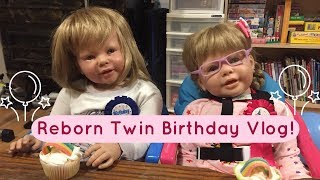 Reborn Toddler Twins Birthday Vlog!