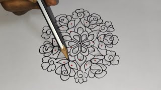 🌺 Sankranthi Rangoli Designs 1|| Unique Rangoli Designs || Pongal rangoli @UrsArtyCrafty #rangoli