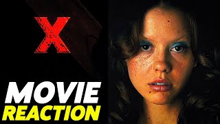 TI WEST "X" Movie Reaction (Mia Goth & Jenna Ortega A24 Films)
