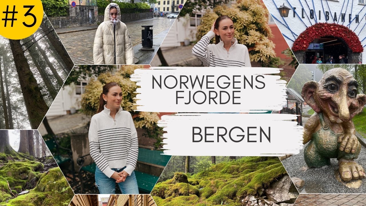 AIDAPerla Vlog #3 - Norwegens Fjorde: Bergen - Die Regenreichste Stadt ...