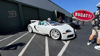 BUGATTI SHOWS UP AT SUPERCAR MEET!!!