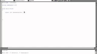 Basic C++ Tutorial - 2.5 - Constants and Define [TutorialGenius.com]