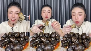 【XueYan Mukbang】Field Snail🐚🐚#mukbang#eating#asmr