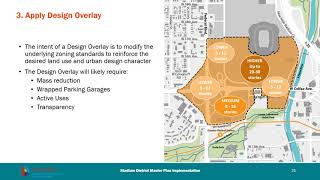 Stadium District Master Plan Implementation - Advisory Committee Presentation