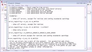 Beginner PHP Tutorial 15 More on Error Reporting