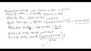 THERMOCHEMISTRY LESSON 7: ENTHALPY OF SOLUTION CALCULATIONS 🔥❤️