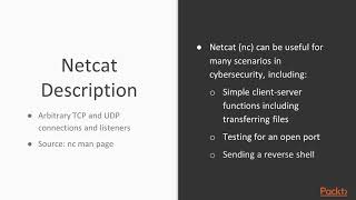 Python for Automating Information Security: What Is Netcat? | packtpub.com