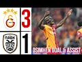 Galatasaray vs Paok (3:1) Highlights  | europa league 24/25 victor osimhen Goal & Assist