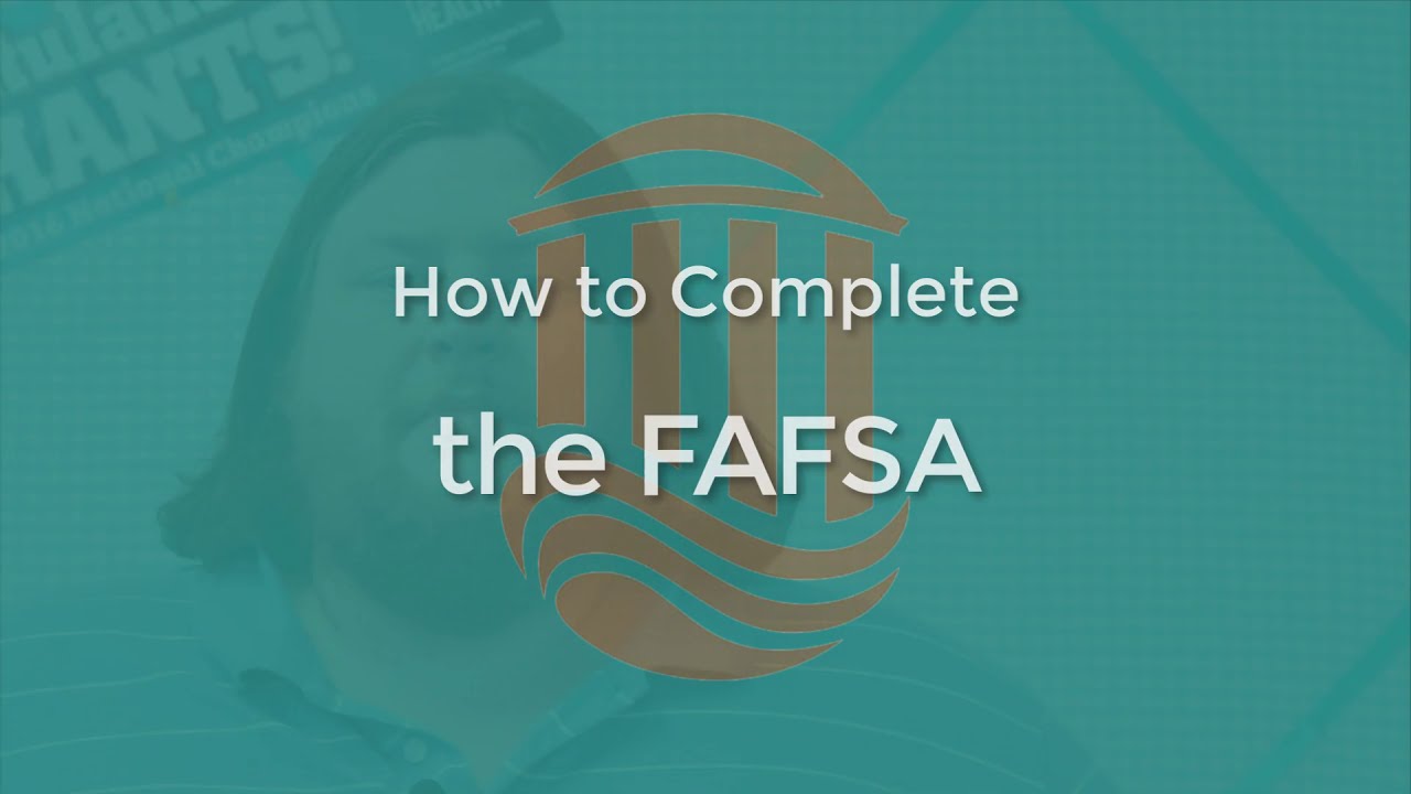 How To Complete The FAFSA - YouTube