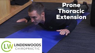 Prone Thoracic Extension Exercise