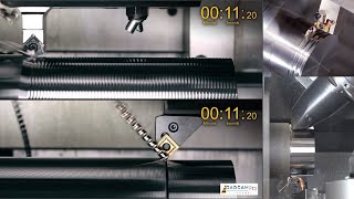 TURN SFEED Tools Cutting Lathe CNC Machine. Mastercam Mill-Turn Machining