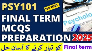 psy101 final term preparation 2025|psy101 final term preparation 2024|phy101 final term preparation💫