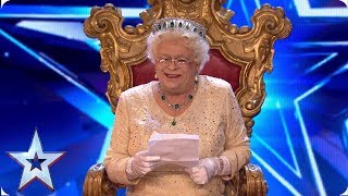 OMG! Did the Queen just say that?! | Auditions | BGT 2019