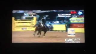 Barrel racing 2012 NFR Round 6
