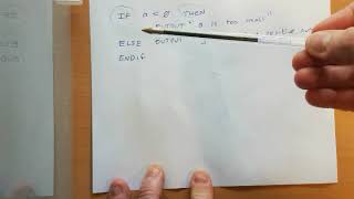 *PSEUDO CODE* Selection - IF THEN ELSE and CASE