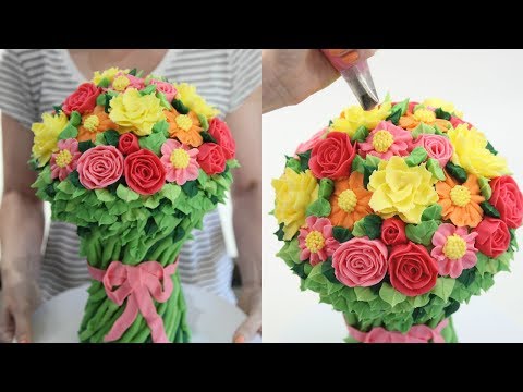 Buttercream FLOWER Cake Buttercream FLOWER Cake