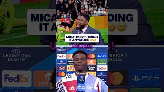 Uncle Micah LOVES Bukayo Saka🤣❤ | UCL Today | CBS Sports Golazo