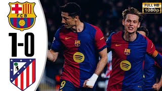 Barcelona vs Atletico Madrid 1-0 Copa del Rey Resumen \u0026 Highlight Goles _ 2025