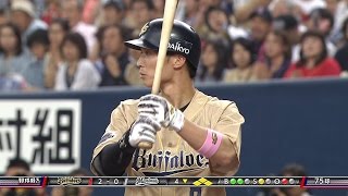 【プロ野球パ】満塁の場面モノにした！駿太の2点タイムリーツーベース  2015/05/24 Bs-M