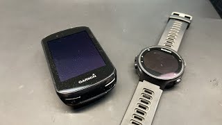 GARMIN EDGE 830 と GARMIN ForeAthlete 735XTJ サイクルコンピュータとスマートウォッチ バッテリー交換修理