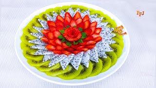 Strawberry Rose Arrangement Ideas | Best Fruit Cutting & Slicing  DIY