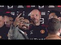 Eric Ten Hag answers Manchester United fan's questions face to face: Bruno and Maguire with fans