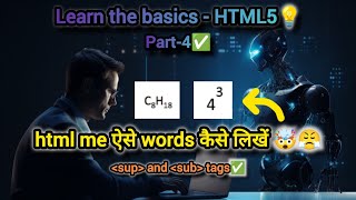 Subscript And Superscript Tags in HTML💡|| HTML series part - 4 || #html #coding #webdevelopment