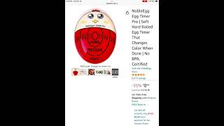 Chyyrp - Amazon Deal 3/26/23, NobleEgg Egg Timer, $8.49 #amazondeals #amazonfinds